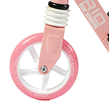 Самокат двоколісний Best Scooter (кермо 68-89см, колеса PU діаметр 145мм, ножні гальма) R - 23617, фото 5