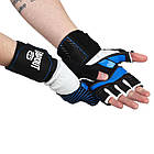 Рукавички для фітнесу та важкої атлетики TAPOUT SB168507 M-XL чорний-синій, фото 4