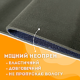Утягуючий пояс для схуднення з ефектом сауни, Пояс для корекції фігури Неопреновий SUNEX Синій (52), фото 7