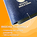 Утягуючий пояс для схуднення з ефектом сауни, Пояс для корекції фігури Неопреновий SUNEX Синій (52), фото 4