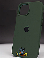 Чехол с закрытым низом на Айфон 14 Темно - Зеленый / для iPhone 14 Cyprus Green kaboom