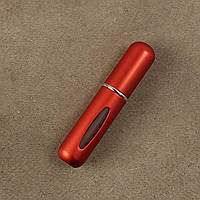 Флакон багаторазовий для парфумів з розпилювачем Атомайзер для парфумів 5МЛ Червоний Матовий
