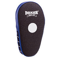 Лапа Прямая удлиненная для бокса и единоборств BOXER 2008-01 цвет черный-синий un