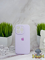 Чехол с закрытой камерой и низом на Айфон 14 Про Макс Сиреневый / iPhone 14 Pro Max Lilac Purple kaboom