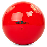 Мяч для художественной гимнастики Zelart RG200 цвет темно-красный un