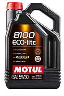 Масло автомобильное, 5л (синтетика, 5W-30, 8100 ECO-LITE) MOTUL (#108214)