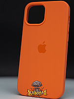 Чехол с закрытым низом на Айфон 12 Про Макс Оранжевый / для iPhone 12 Pro Max Kumquat kaboom