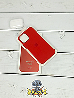 Оригинальный чехол с МагСейф на Айфон 12 Красный / Original iPhone 12 Red kaboom