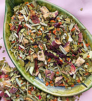 Заряд бадрости чай травяной с мате и фруктами для иммунитета 50 грамм