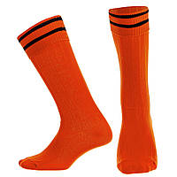 Гетры футбольные юниорские Zelart CO-5602 цвет оранжевый un