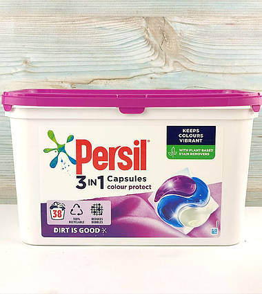 Капсули для прання Persil 3in1 Colour Protect (38 пр)