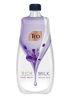 Жидкое мыло ТЕО Milk Rich Sensual Care 800мл запаска Деликатная формула не сушит кожу