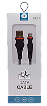 Кабель USB Lightning WUW X151 color 1m, фото 3