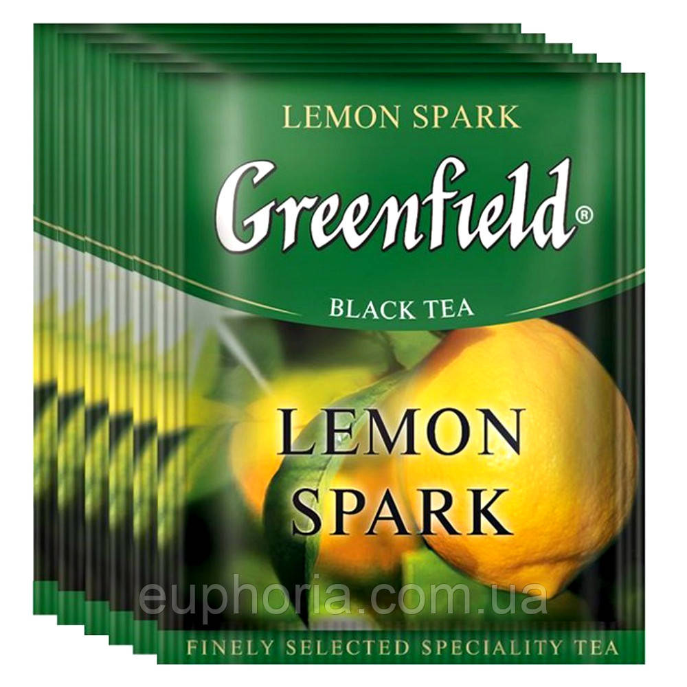 Чай пакетований GREENFIELD Lemon Spark 100 x 2 г лимон