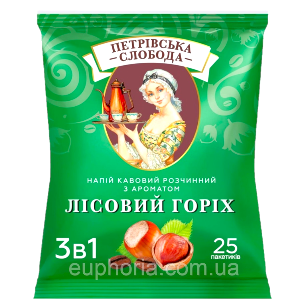 Кавовий напій Петрівська Слобода 3в1 Лісовий Горіх 25 х 20 г