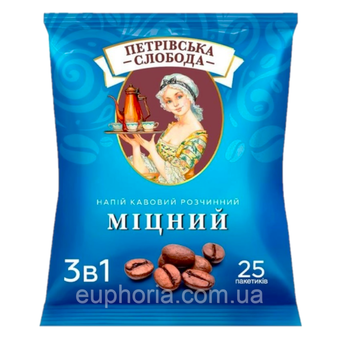 Кавовий напій Петрівська Слобода 3в1 Міцний 25 х 20 г
