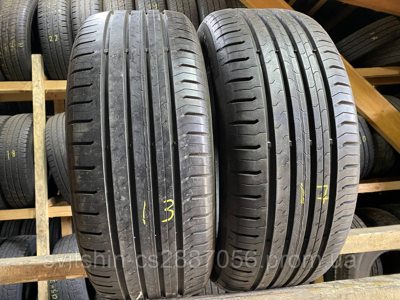 Літні Шини 225/55R17 Continental ContiEcoContact5 6.5мм