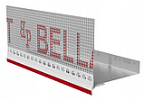 Профіль Bella Plast BP14 кут з армувальною сіткою прихованим капельником та клейким елементом для цокольного профілю 2.5 метра, фото 3
