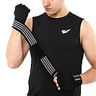 Рукавички для фітнесу та важкої атлетики Zelart TA-2241 L чорний, фото 5