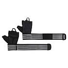 Рукавички для фітнесу та важкої атлетики Zelart TA-2241 L чорний, фото 7