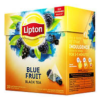 Чай пакетований чорний LIPTON Blue Fruit 20 пакетиків-пірамідок
