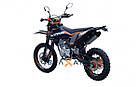Мотоцикл KOVI 250-ST START 21"/18" Black/Orange, фото 6