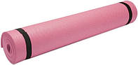 Йогамат, коврик для йоги M 0380-2 материал EVA (Розовый) sm