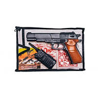 Игрушечный пистолет "B60" с пистонами и игрушечной рацией 252GG sm