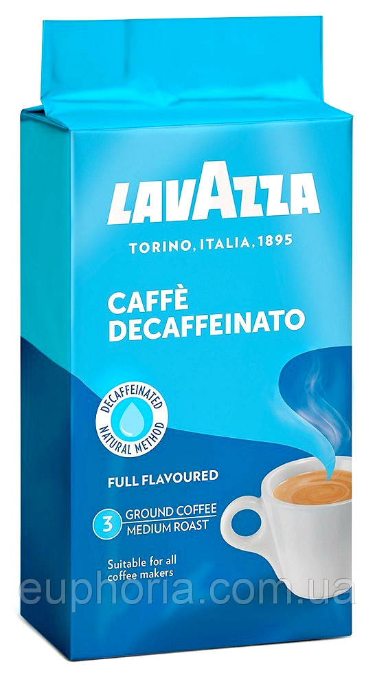 Кава мелена LAVAZZA Dek Classico 250 г без кофеїну