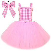 Балетное платье пачка Барби с бантом для девочек 4Y Розовый Хіт продажу!