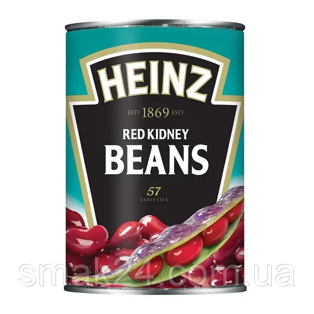 Квасоля червона консервована Heinz Red Kidney Beans 400/220г Польща