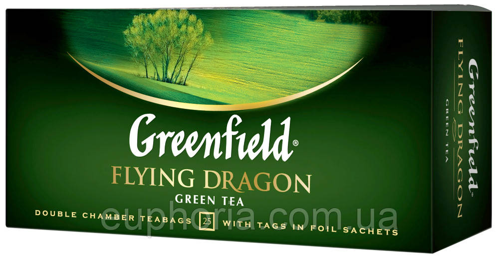 Чай пакетований GREENFIELD Flying Dragon 25 x 2 г зелений