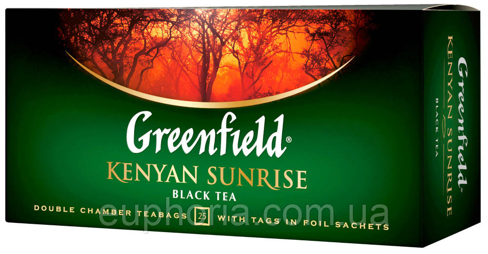 Чай пакетований GREENFIELD Kenyan Sunrise 25 х 2 м чорний