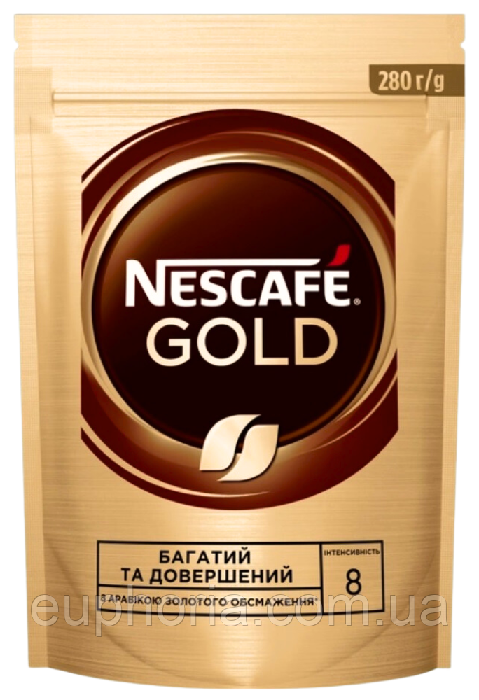 Кава розчинна натуральна Nescafe Gold 280 г