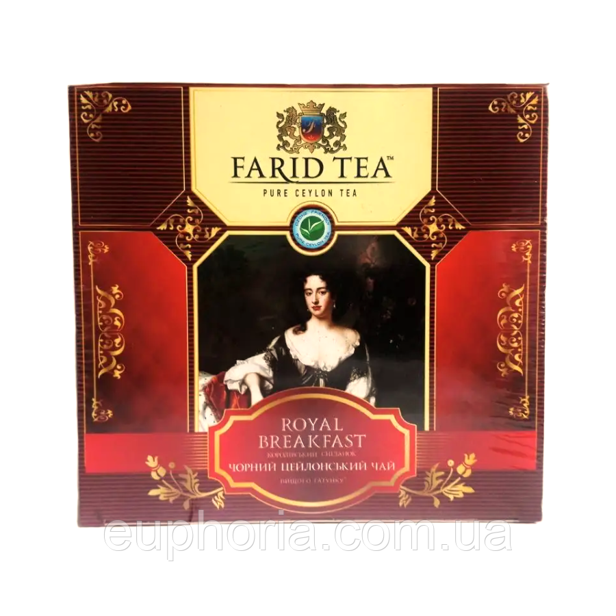 Чай пакетований Farid Tea Royal Breakfast 100 х 2 г чорний