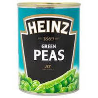 Горошок зелений консервований Heinz Green Peas 400/240г Польща