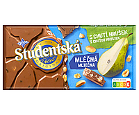 Шоколад молочный Nestle Orion Studentska Арахис с желейными и грушевыми кусочками 170 г