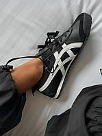 Жіночі повсякденні кросівки Asics Onitsuka Tiger Mexico 66 Black (чорні) модні кросівки AS006 Асикс