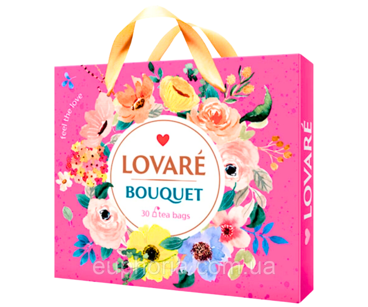 Колекція чаю Lovare Bouquet пакетований 6 видів 30 шт