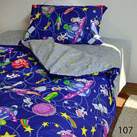 Комплект постельного белья Viluta ранфорс 107 (подросток) 143х210