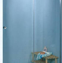 Душові двері KO&PO 7053 F (140) 180х140 см розсувні скло матове сатин, фото 4