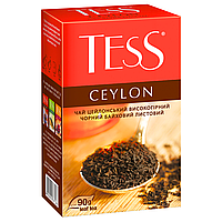 Чай чорний Tess Ceylon 90 г цейлонський байховий листовий