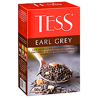 Чай чорний Tess Earl Grey 90 г індійський байховий листовий