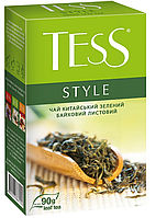 Чай зелений Tess Style 90 г китайський байховий листовий