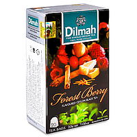 Чай черный Dilmah Forest Berry 20 х 1,5 г пакетированный с лесными ягодами