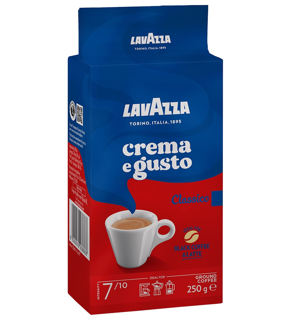 Кава мелена Lavazza Crema e Gusto Classico 250 грамів