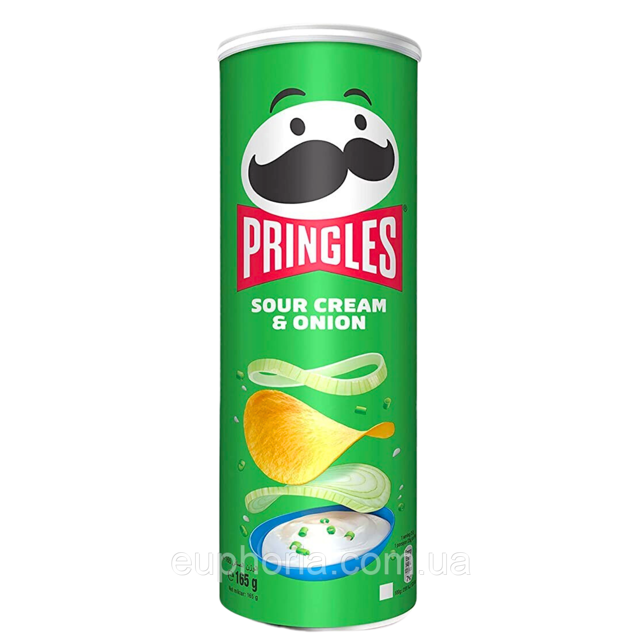 Чипси Pringles Sour Cream & Onion (Сметана та цибуля) 165 г
