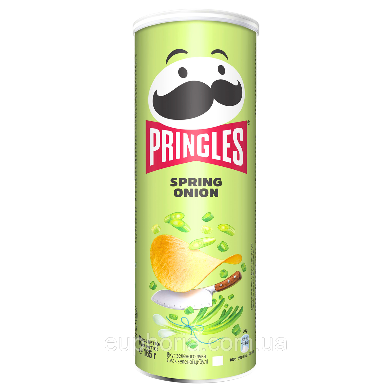 Чипси Pringles Spring Onion (Зелена цибуля) 165 г