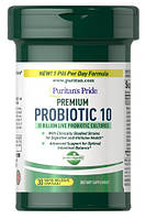 Puritan's Pride Premium Probiotic 10 30 капсул 31060 SP