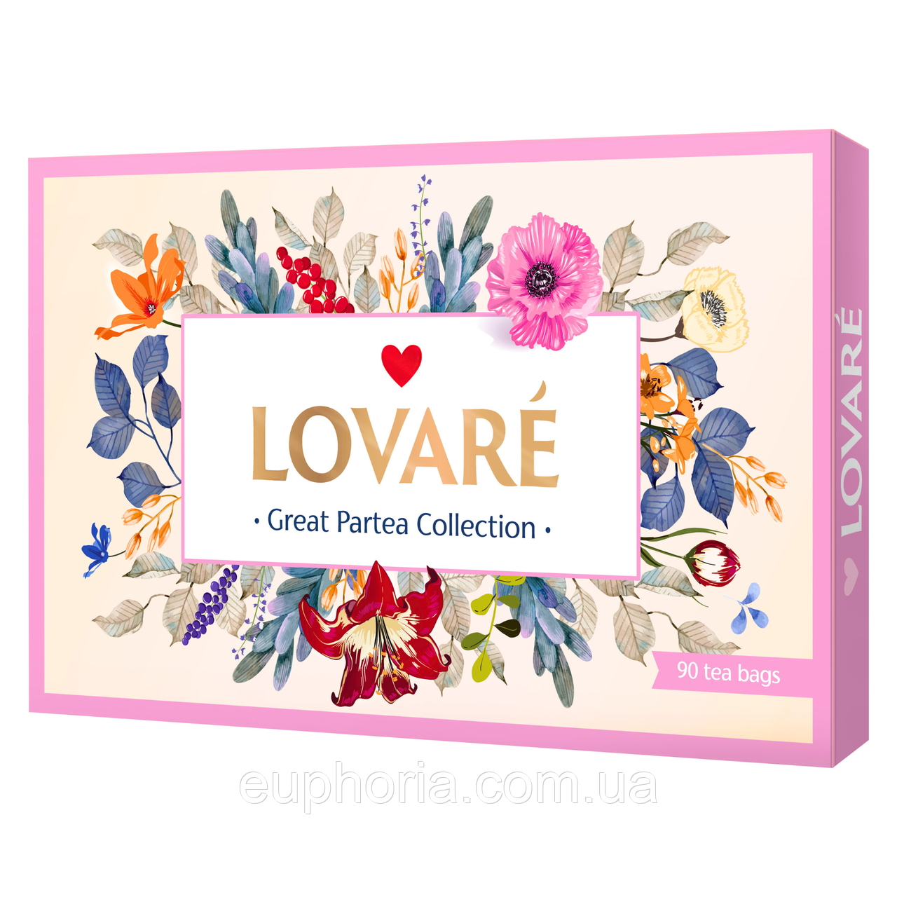 Колекція чаю Lovare Great Partea Collection Асорті 18 видів по 5 шт